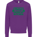 St Patricks Day Says Drink up Bitches Beer Mens Sweatshirt Jumper Purple