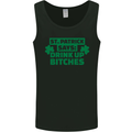 St Patricks Day Says Drink up Bitches Beer Mens Vest Tank Top Black