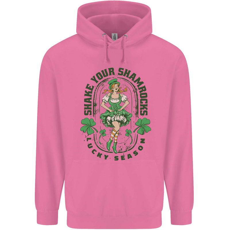 St Patricks Day Shake Your Shamrocks Childrens Kids Hoodie Azalea