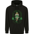 St Patricks Day Shake Your Shamrocks Childrens Kids Hoodie Black