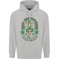 St Patricks Day Shake Your Shamrocks Childrens Kids Hoodie Sports Grey