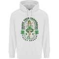 St Patricks Day Shake Your Shamrocks Childrens Kids Hoodie White