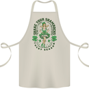 St Patricks Day Shake Your Shamrocks Cotton Apron 100% Organic Natural