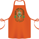St Patricks Day Shake Your Shamrocks Cotton Apron 100% Organic Orange