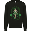 St Patricks Day Shake Your Shamrocks Kids Sweatshirt Jumper Black