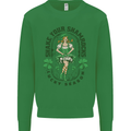 St Patricks Day Shake Your Shamrocks Kids Sweatshirt Jumper Irish Green