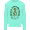 St Patricks Day Shake Your Shamrocks Kids Sweatshirt Jumper Peppermint