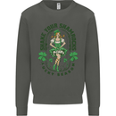 St Patricks Day Shake Your Shamrocks Kids Sweatshirt Jumper Storm Grey
