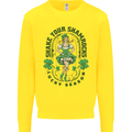 St Patricks Day Shake Your Shamrocks Kids Sweatshirt Jumper Yellow