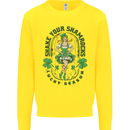 St Patricks Day Shake Your Shamrocks Kids Sweatshirt Jumper Yellow