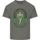 St Patricks Day Shake Your Shamrocks Kids T-Shirt Childrens Charcoal