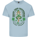 St Patricks Day Shake Your Shamrocks Kids T-Shirt Childrens Light Blue