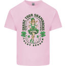 St Patricks Day Shake Your Shamrocks Kids T-Shirt Childrens Light Pink
