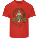 St Patricks Day Shake Your Shamrocks Kids T-Shirt Childrens Red