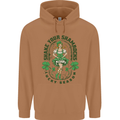 St Patricks Day Shake Your Shamrocks Mens 80% Cotton Hoodie Caramel Latte