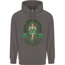 St Patricks Day Shake Your Shamrocks Mens 80% Cotton Hoodie Charcoal