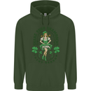 St Patricks Day Shake Your Shamrocks Mens 80% Cotton Hoodie Forest Green