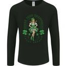 St Patricks Day Shake Your Shamrocks Mens Long Sleeve T-Shirt Black