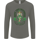 St Patricks Day Shake Your Shamrocks Mens Long Sleeve T-Shirt Charcoal