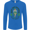 St Patricks Day Shake Your Shamrocks Mens Long Sleeve T-Shirt Royal Blue