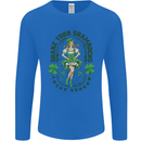St Patricks Day Shake Your Shamrocks Mens Long Sleeve T-Shirt Royal Blue