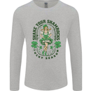 St Patricks Day Shake Your Shamrocks Mens Long Sleeve T-Shirt Sports Grey