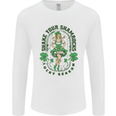 St Patricks Day Shake Your Shamrocks Mens Long Sleeve T-Shirt White