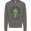 St Patricks Day Shake Your Shamrocks Mens Sweatshirt Jumper Charcoal