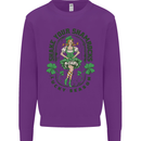 St Patricks Day Shake Your Shamrocks Mens Sweatshirt Jumper Purple