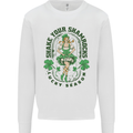 St Patricks Day Shake Your Shamrocks Mens Sweatshirt Jumper White