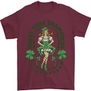 St Patricks Day Shake Your Shamrocks Mens T-Shirt 100% Cotton Maroon