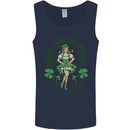 St Patricks Day Shake Your Shamrocks Mens Vest Tank Top Navy Blue