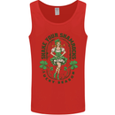 St Patricks Day Shake Your Shamrocks Mens Vest Tank Top Red