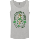 St Patricks Day Shake Your Shamrocks Mens Vest Tank Top Sports Grey