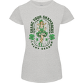 St Patricks Day Shake Your Shamrocks Womens Petite Cut T-Shirt Sports Grey