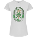 St Patricks Day Shake Your Shamrocks Womens Petite Cut T-Shirt White