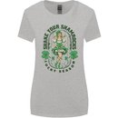St Patricks Day Shake Your Shamrocks Womens Wider Cut T-Shirt Sports Grey