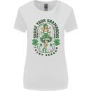 St Patricks Day Shake Your Shamrocks Womens Wider Cut T-Shirt White