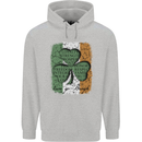 St Patricks Day Shamrock 3 Leaf Clover Childrens Kids Hoodie Sports Grey