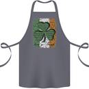 St Patricks Day Shamrock 3 Leaf Clover Cotton Apron 100% Organic Steel