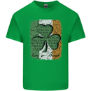 St Patricks Day Shamrock 3 Leaf Clover Kids T-Shirt Childrens Irish Green