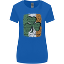 St Patricks Day Shamrock 3 Leaf Clover Womens Wider Cut T-Shirt Royal Blue