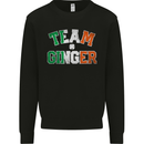 St Patricks Day Team Ginger Funny Irish Kids Sweatshirt Jumper Black