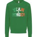 St Patricks Day Team Ginger Funny Irish Kids Sweatshirt Jumper Irish Green
