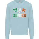 St Patricks Day Team Ginger Funny Irish Kids Sweatshirt Jumper Light Blue