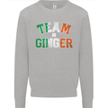 St Patricks Day Team Ginger Funny Irish Kids Sweatshirt Jumper Sports Grey