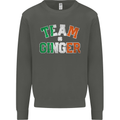 St Patricks Day Team Ginger Funny Irish Kids Sweatshirt Jumper Storm Grey