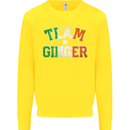 St Patricks Day Team Ginger Funny Irish Kids Sweatshirt Jumper Yellow