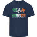 St Patricks Day Team Ginger Funny Irish Kids T-Shirt Childrens Navy Blue