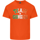 St Patricks Day Team Ginger Funny Irish Kids T-Shirt Childrens Orange